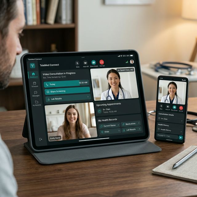 Healthcare telemedicine platform